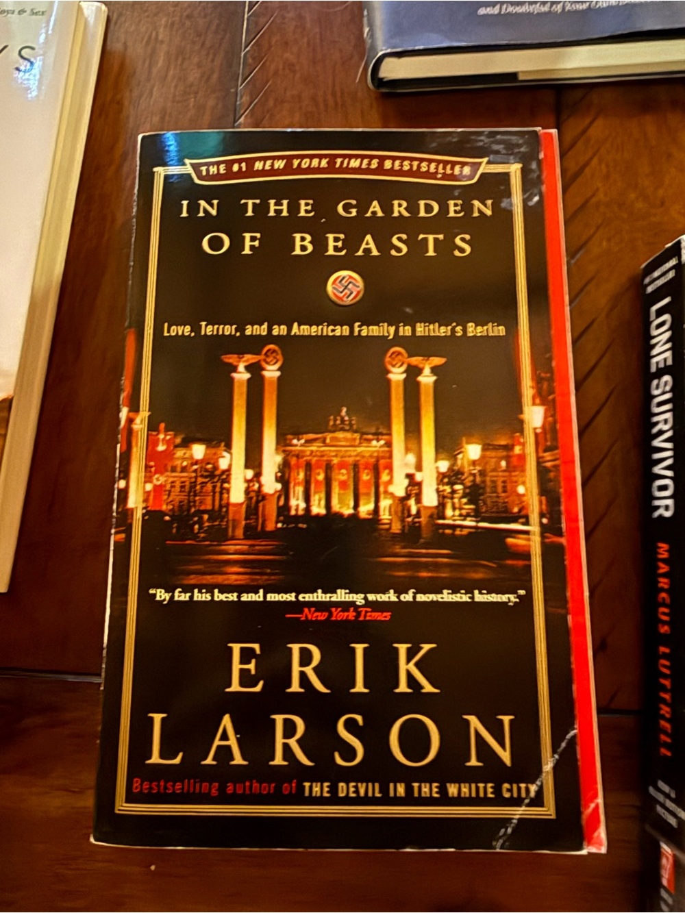 In the Garden of Beasts by Erik Larson - Black & Red Hardcover
